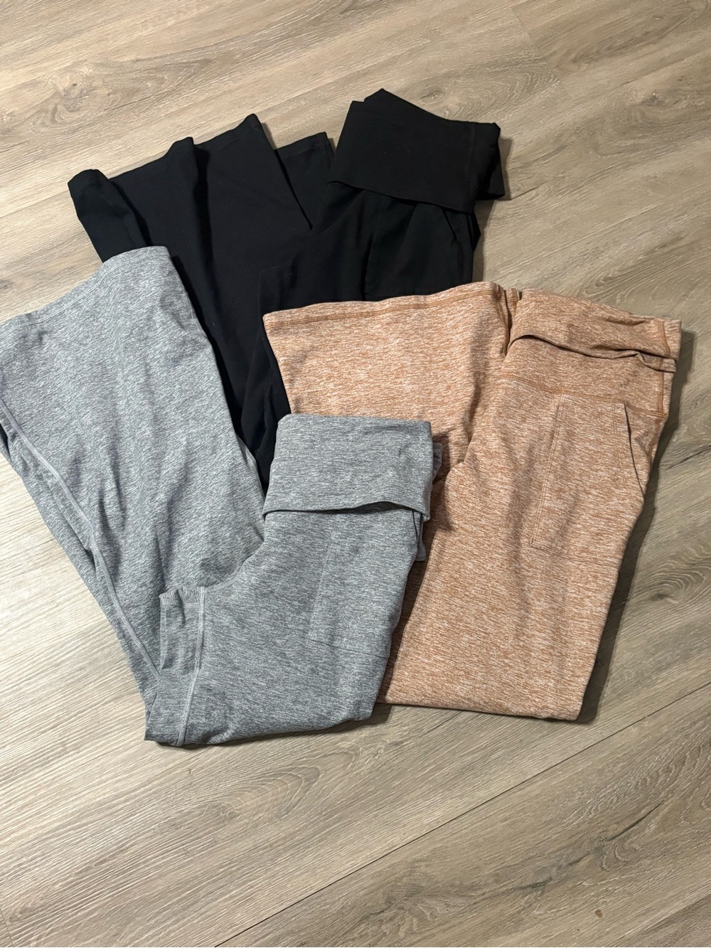Wide-Leg Knit Pants in Black, Gray & Brown - Comfortable Everyday Style